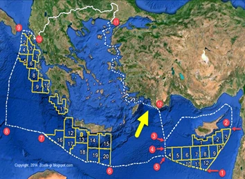 Η Τουρκία ορίζει ΑΟΖ και υφαλοκρηπίδα εξαφανίζοντας το Καστελλόριζο και «διαλύοντας» την Κυπριακή ΑΟΖ- Ερχονται εξελίξεις